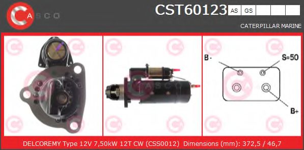 Стартер CASCO CST60123AS
