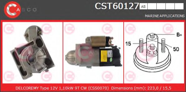 Стартер CASCO CST60127AS