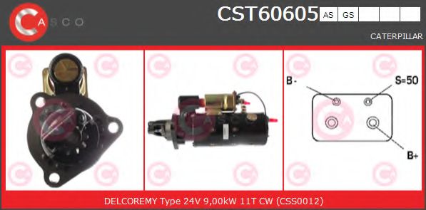 Стартер CASCO CST60605AS