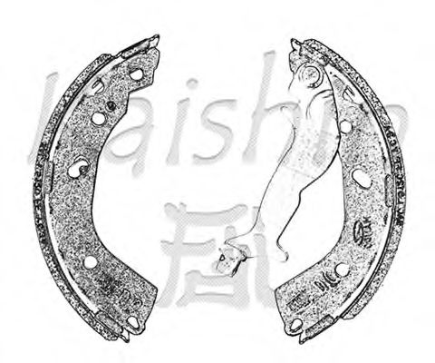 Комплект тормозных колодок KAISHIN K7923