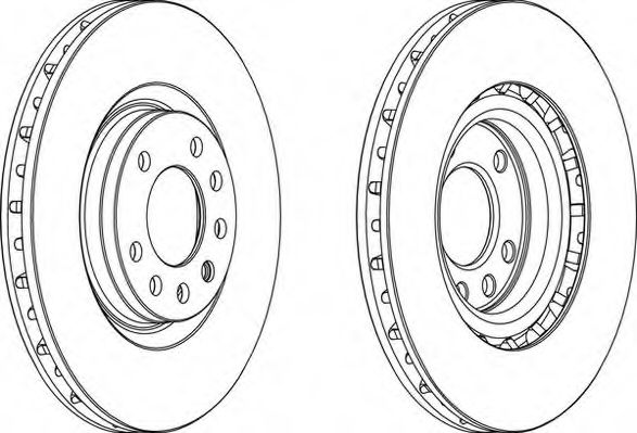 Тормозной диск WAGNER WGR1512-1