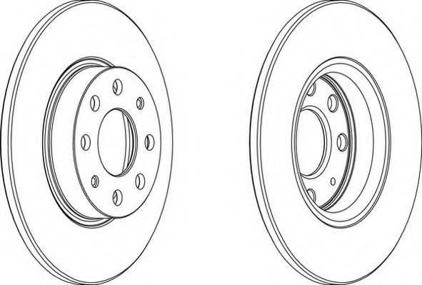 Тормозной диск WAGNER WGR1784-1
