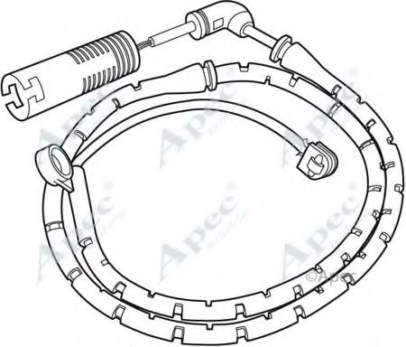 Указатель износа, накладка тормозной колодки APEC braking WIR5198