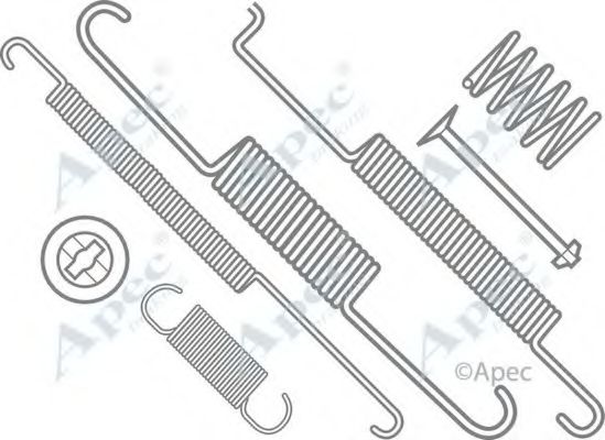 Комплектующие, тормозная колодка APEC braking KIT735