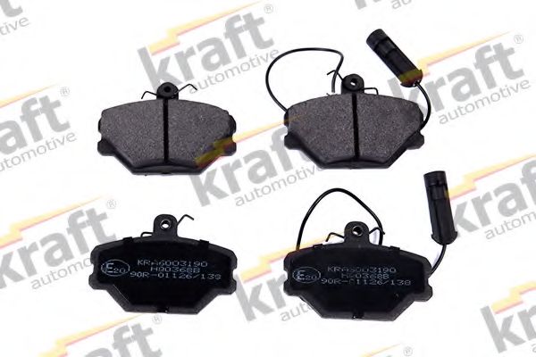Комплект тормозных колодок, дисковый тормоз KRAFT AUTOMOTIVE 6003190