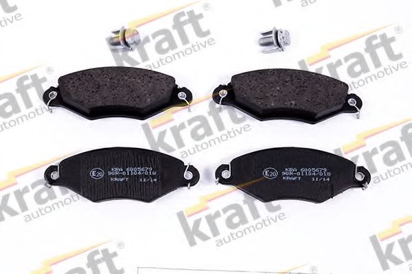 Комплект тормозных колодок, дисковый тормоз KRAFT AUTOMOTIVE 6005679