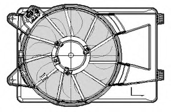 Вентилятор, охлаждение двигателя CTR 1209607