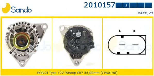 Генератор SANDO 2010157.1