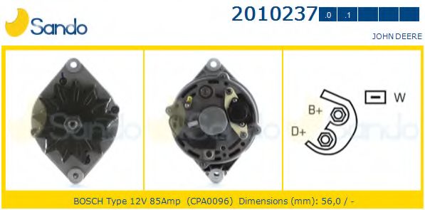Генератор SANDO 2010237.0