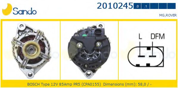 Генератор SANDO 2010245.0