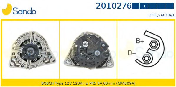 Генератор SANDO 2010276.1