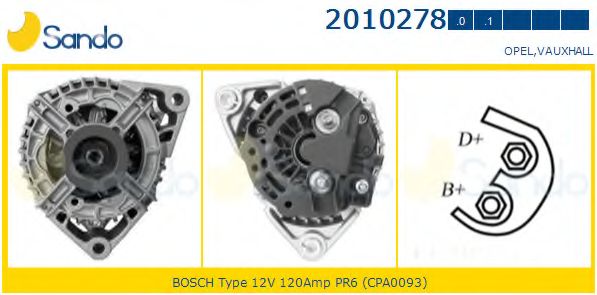 Генератор SANDO 2010278.0