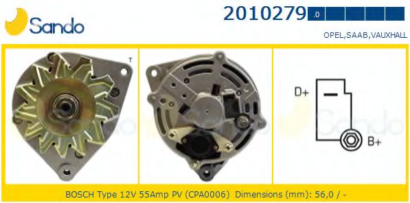 Генератор SANDO 2010279.0