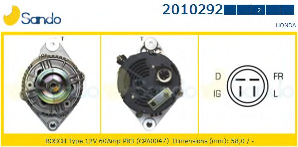 Генератор SANDO 2010292.2