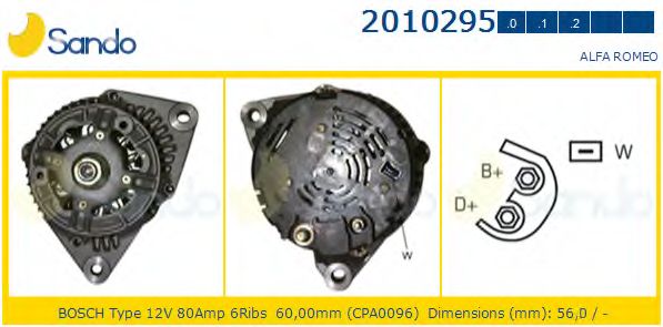 Генератор SANDO 2010295.0