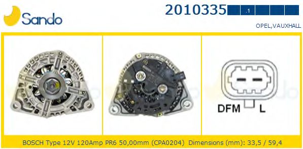 Генератор SANDO 2010335.1