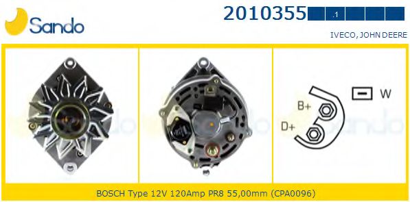 Генератор SANDO 2010355.1