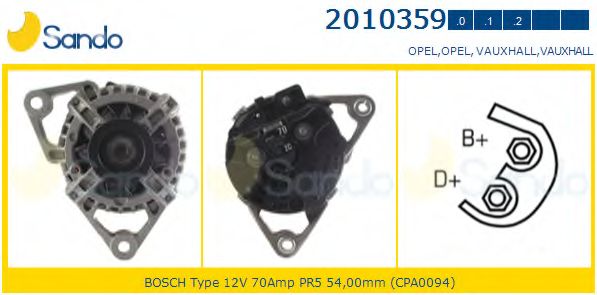 Генератор SANDO 2010359.0