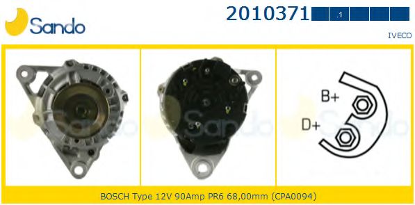 Генератор SANDO 2010371.1