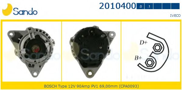 Генератор SANDO 2010400.0