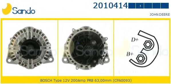 Генератор SANDO 2010414.1