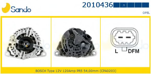 Генератор SANDO 2010436.1