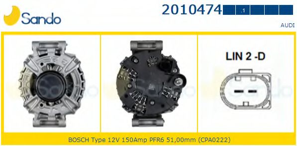 Генератор SANDO 2010474.1