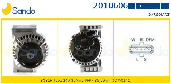 Генератор SANDO 2010606.1