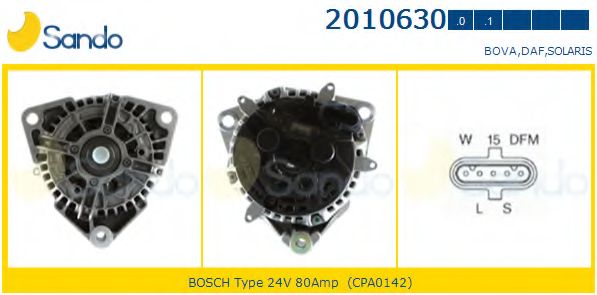 Генератор SANDO 2010630.0