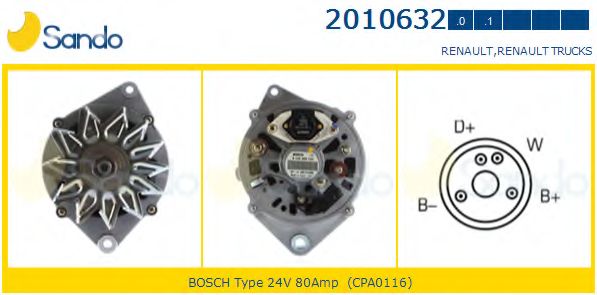 Генератор SANDO 2010632.0