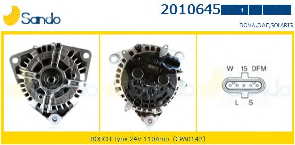 Генератор SANDO 2010645.1