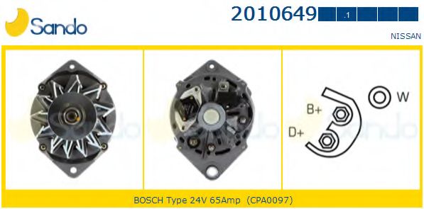 Генератор SANDO 2010649.1