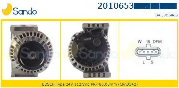 Генератор SANDO 2010653.1