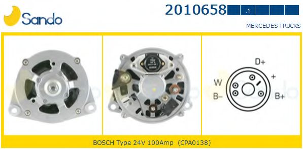 Генератор SANDO 2010658.1