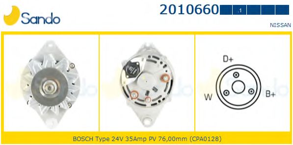 Генератор SANDO 2010660.1