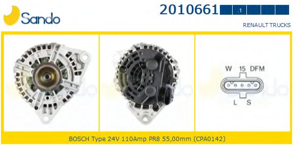 Генератор SANDO 2010661.1