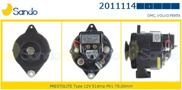 Генератор SANDO 2011114.1