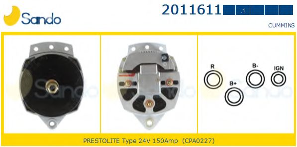 Генератор SANDO 2011611.1