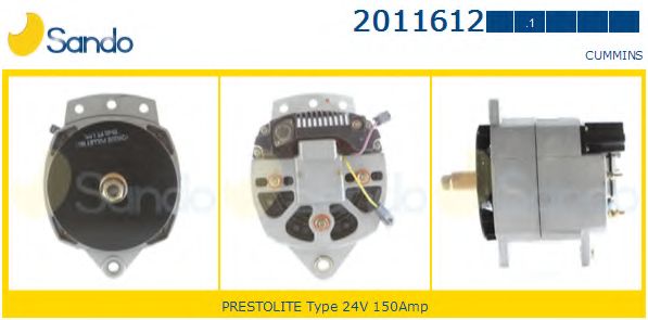 Генератор PRESTOLITE ELECTRIC 110306