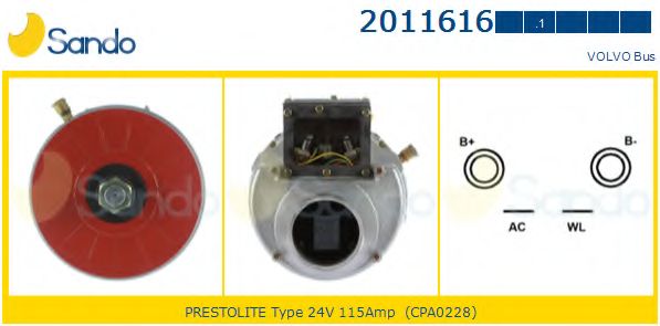 Генератор SANDO 2011616.1
