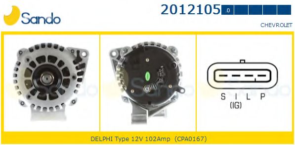 Генератор SANDO 2012105.0