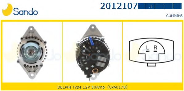 Генератор DELCO REMY 220236