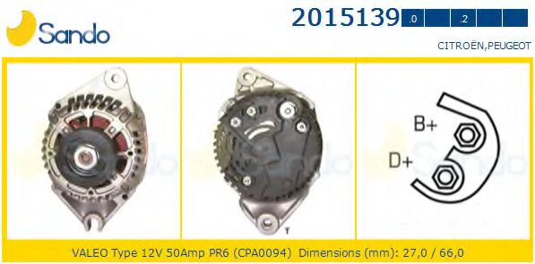 Генератор SANDO 2015139.0