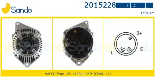 Генератор SANDO 2015228.1