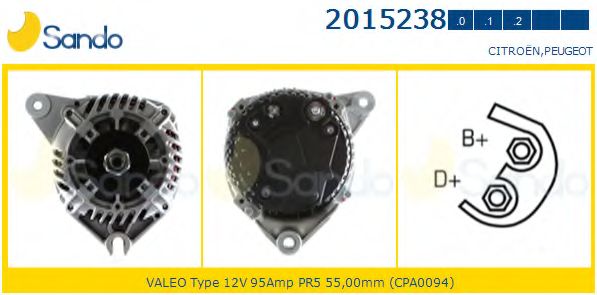 Генератор SANDO 2015238.0