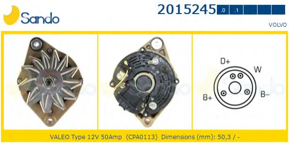 Генератор SANDO 2015245.0