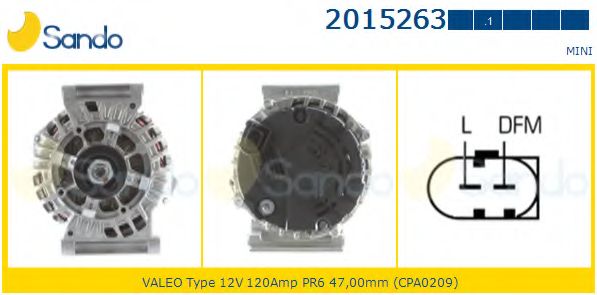 Генератор SANDO 2015263.1