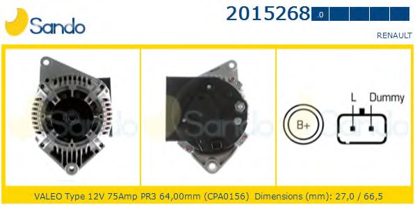 Генератор SANDO 2015268.0