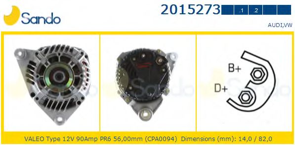 Генератор SANDO 2015273.1