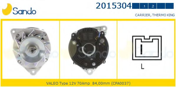 Генератор SANDO 2015304.1